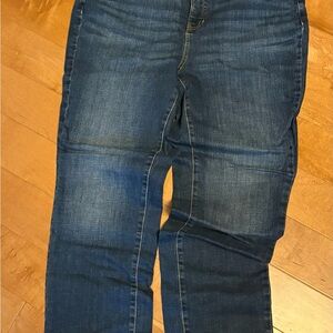 Talbots Women's Straight Leg Jeans in Deep Blues